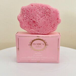 Florica By Spongelle Pedi Buffer 3oz Jude Rose Foot Exfoliating Sponge 30 Washes